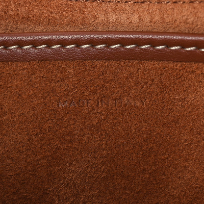 Celine Smooth Calfskin Medium Strap Ava Triomphe Shoulder Bag Tan 7 of 12
