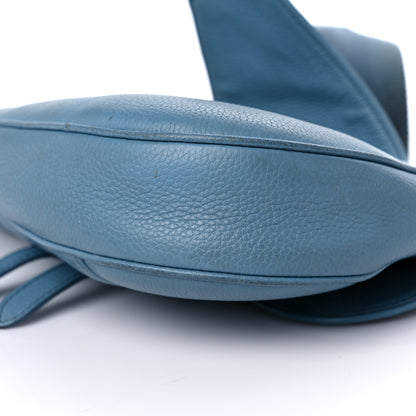 Christian Dior X SHAWN STUSSY Grained Calfskin Saddle Bag Blue 8 of 21