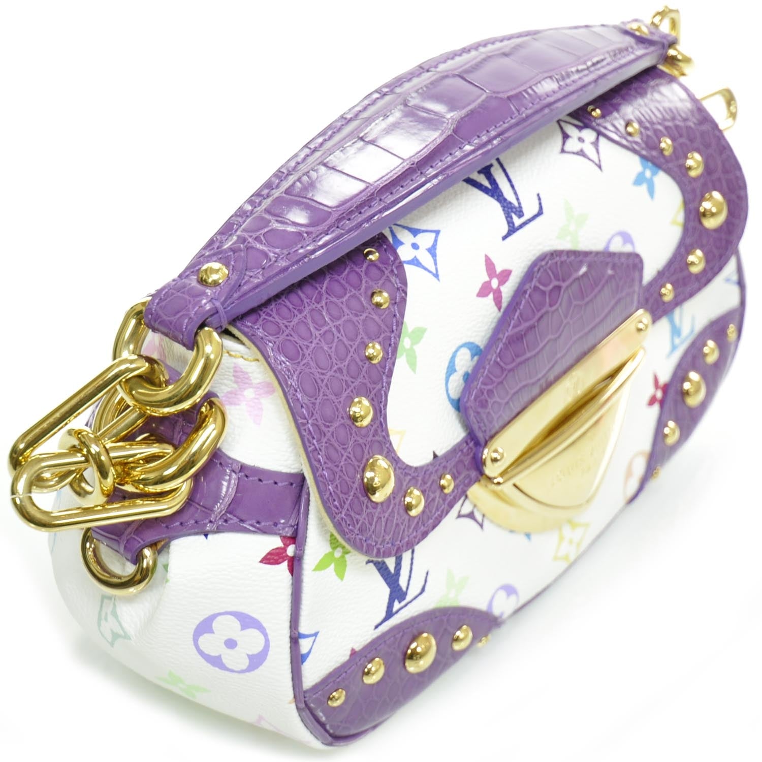 Louis Vuitton Monogram Multicolor Alligator Marilyn 3 of 10
