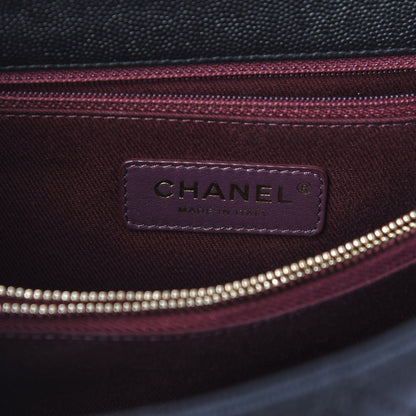 Chanel Caviar Quilted Small Coco Handle Flap Black 9 of 11