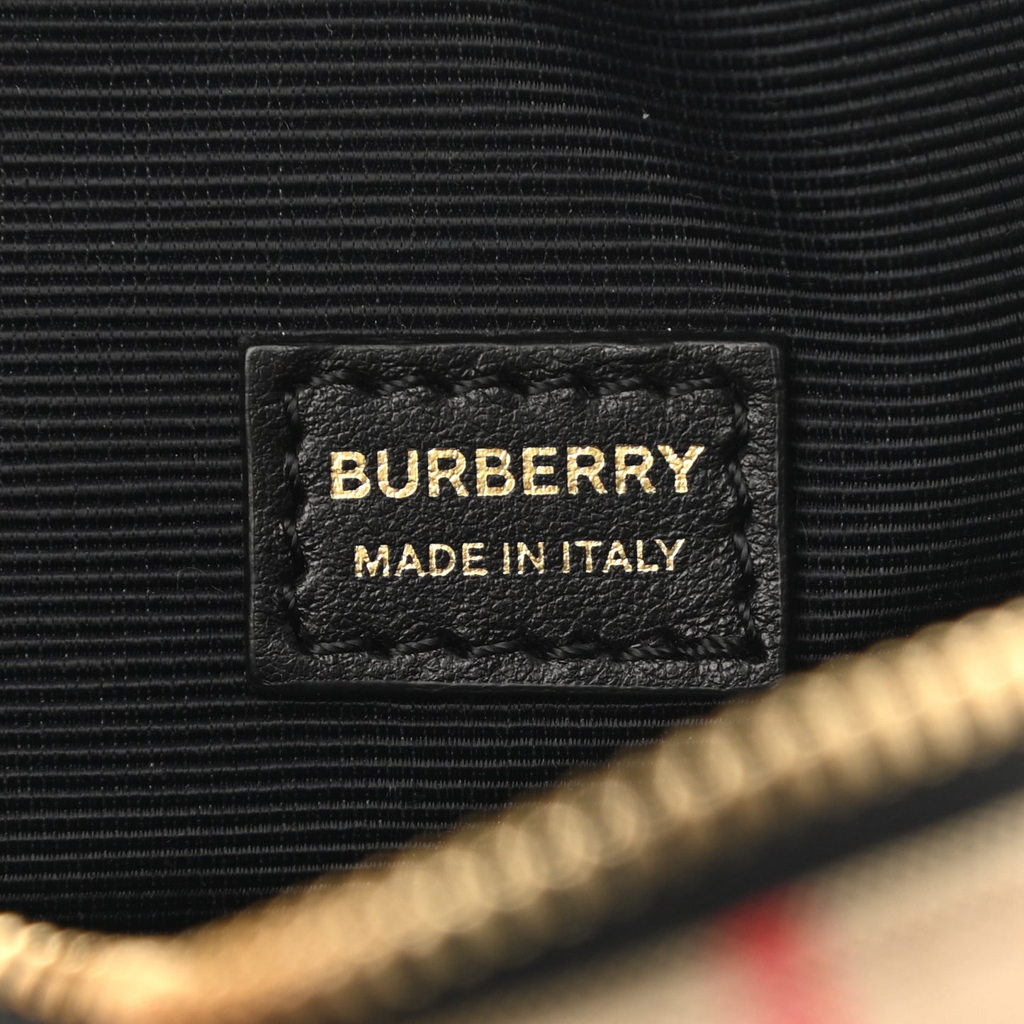 Calfskin Vintage Check Half Cube Crossbody Bag Black