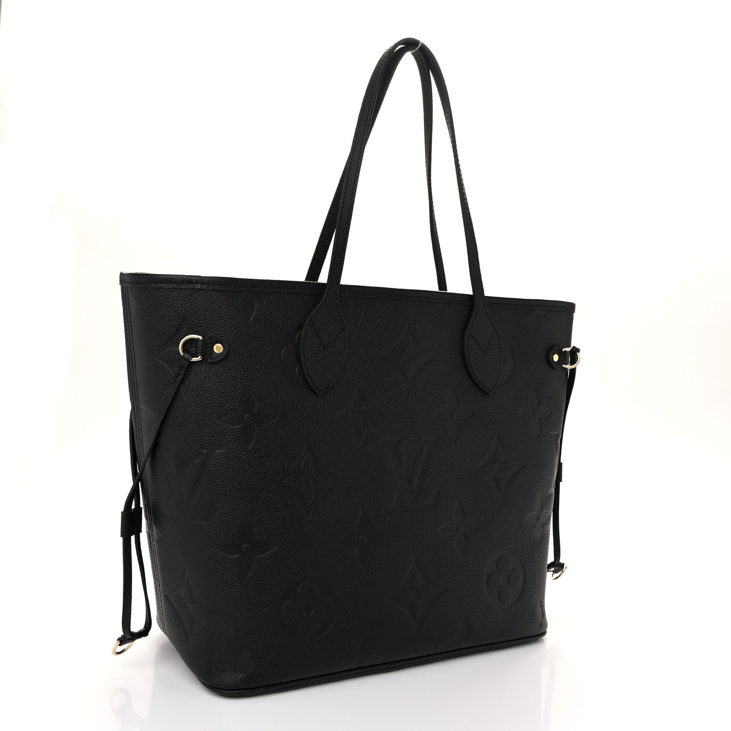 Louis Vuitton Empreinte Monogram Giant Neverfull MM Black 4 of 10