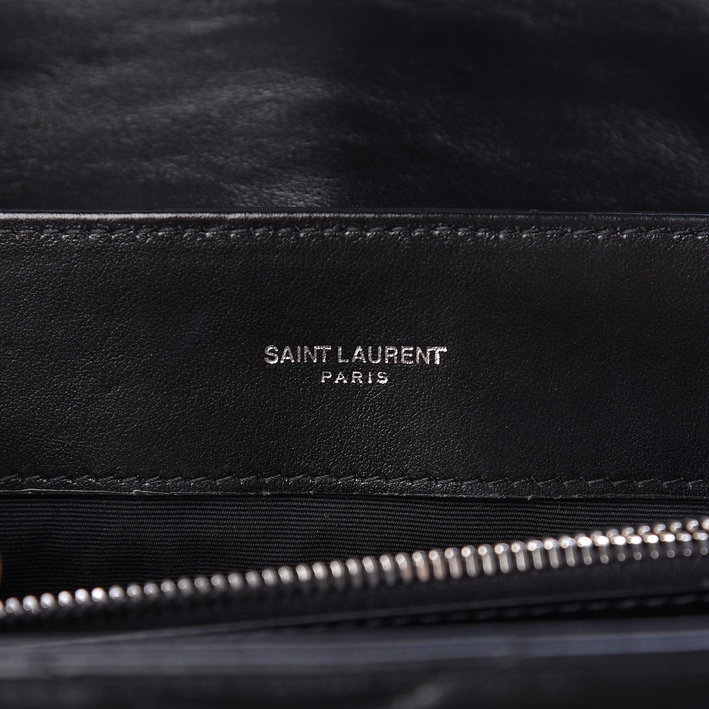 Calfskin Y Quilted Monogram Medium Loulou Chain Satchel Black