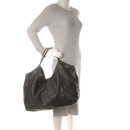 Chanel Distressed Caviar XL Coco Cabas Black 2 of 8