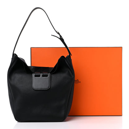 Hermes Swift Taurillon Clemence Vache Hunter Virevolte 24 Black 12 of 12