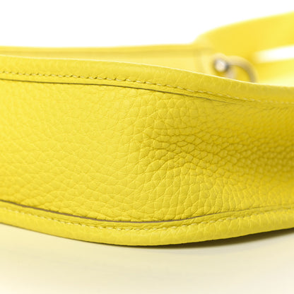 Hermes Taurillon Clemence Evelyne TPM Lime 10 of 11