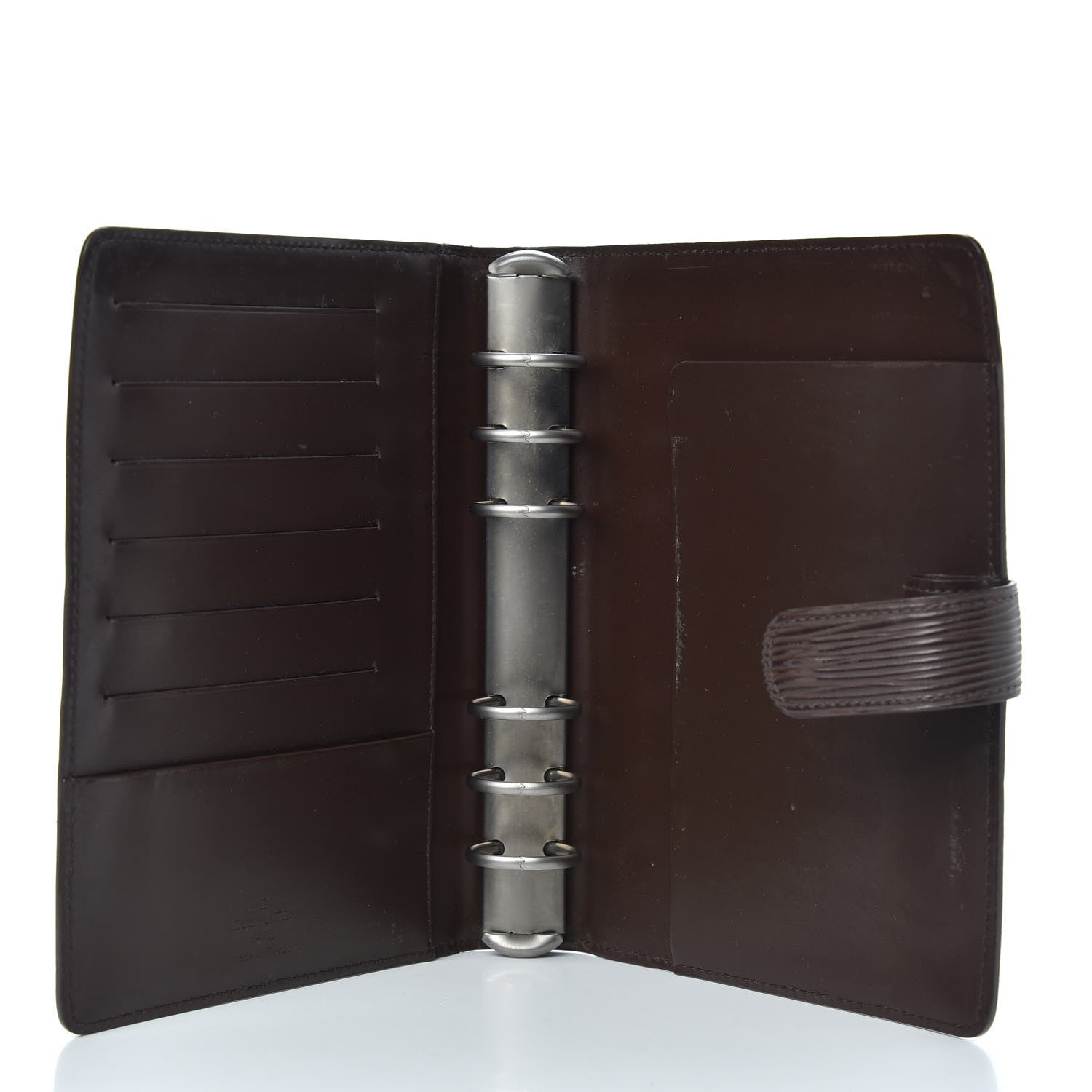 Louis Vuitton Epi Medium Ring Agenda Moka 5 of 11