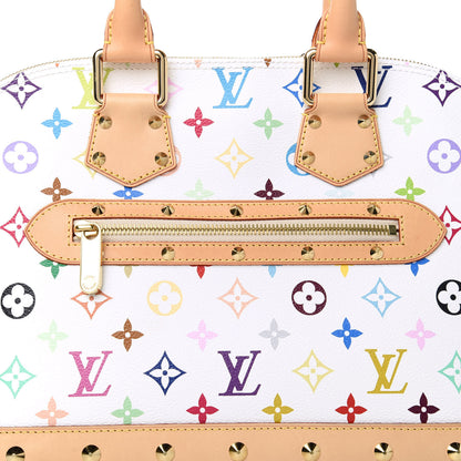 Louis Vuitton Monogram Multicolor Alma White 9 of 9