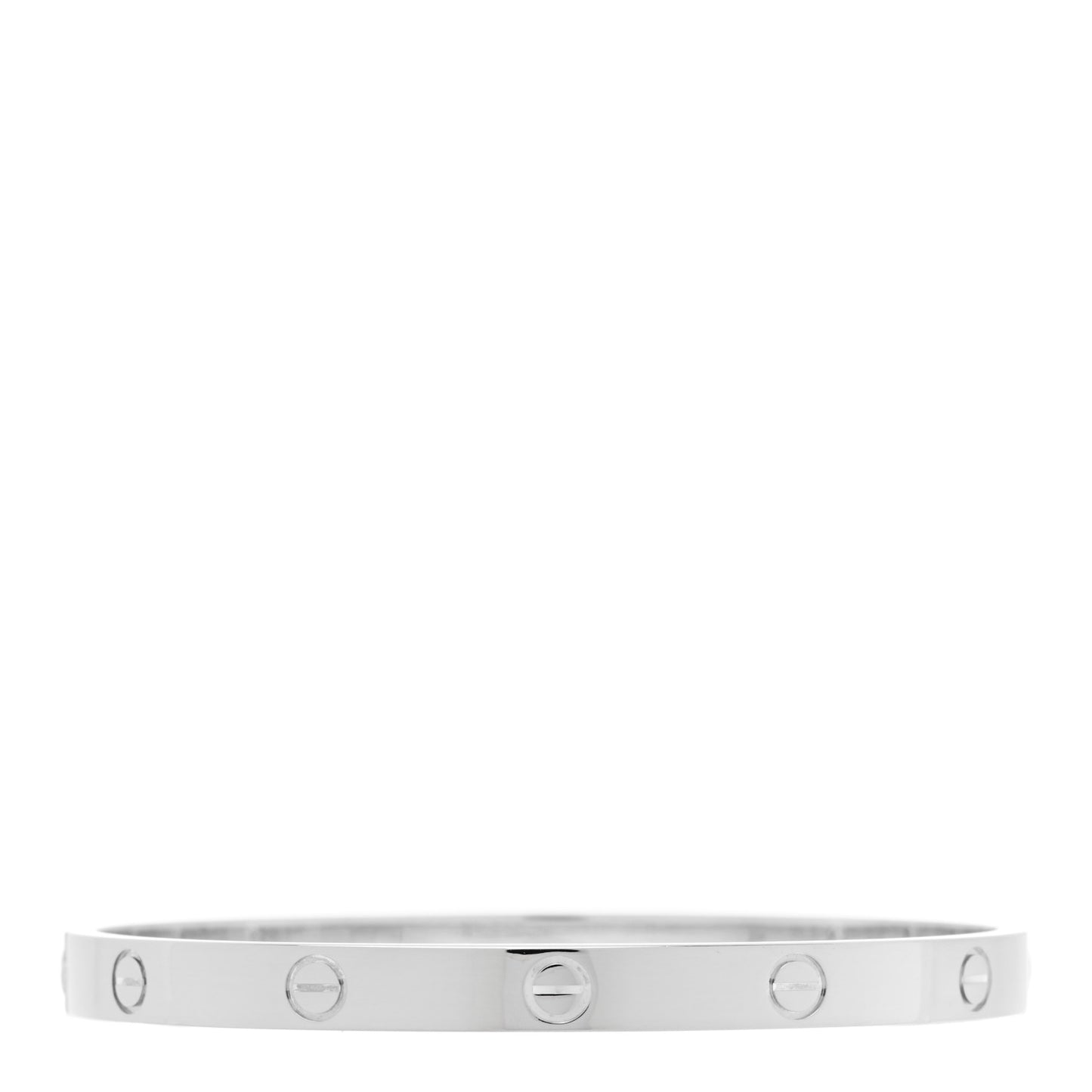 18K White Gold LOVE Bracelet 19