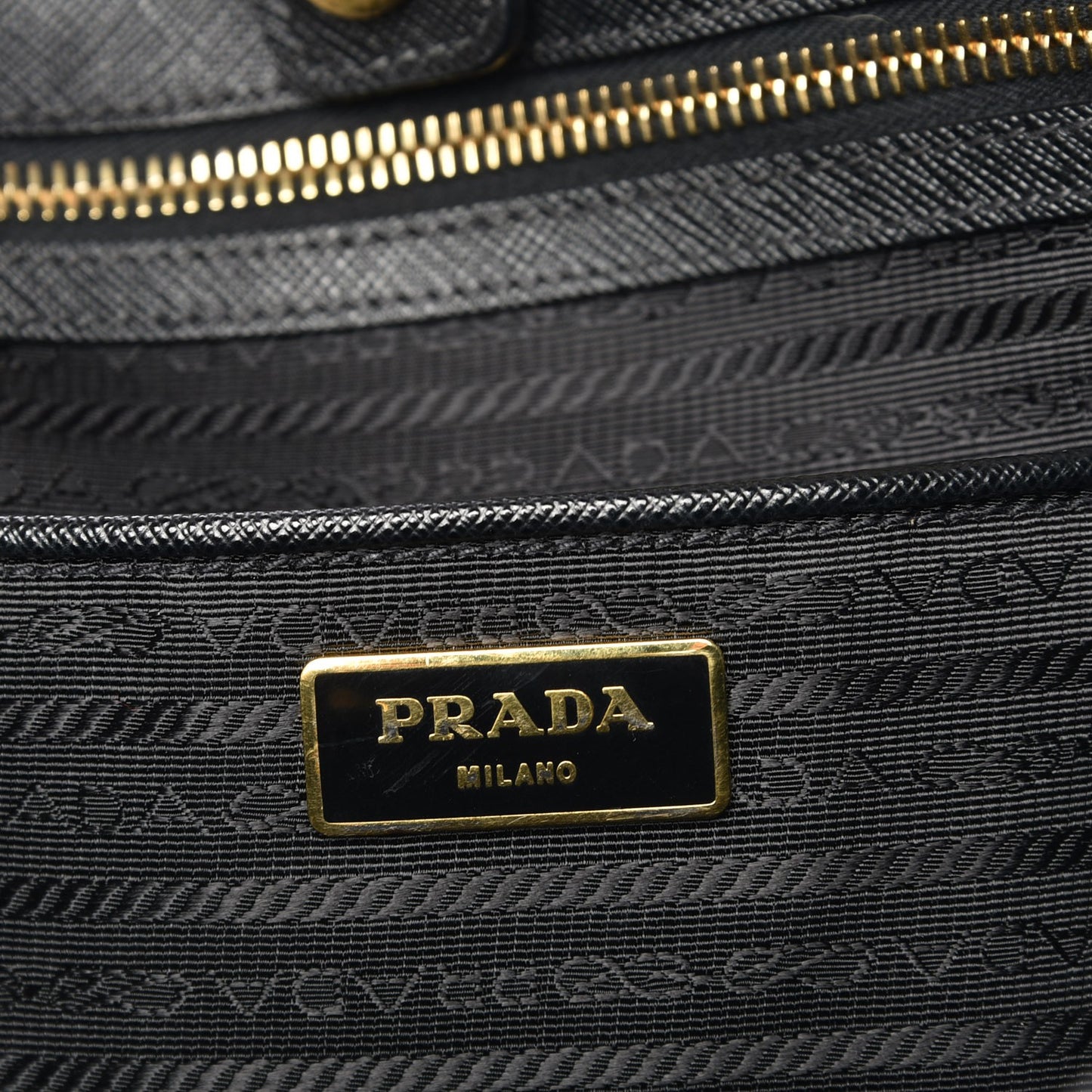 Saffiano Lux Extra Large Tote Black