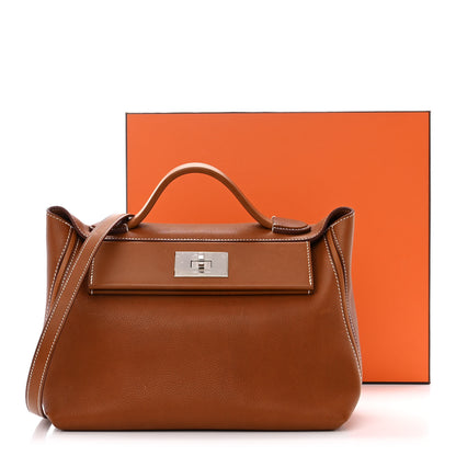 Hermes Barenia Faubourg 24/24 29 Fauve 3 of 12
