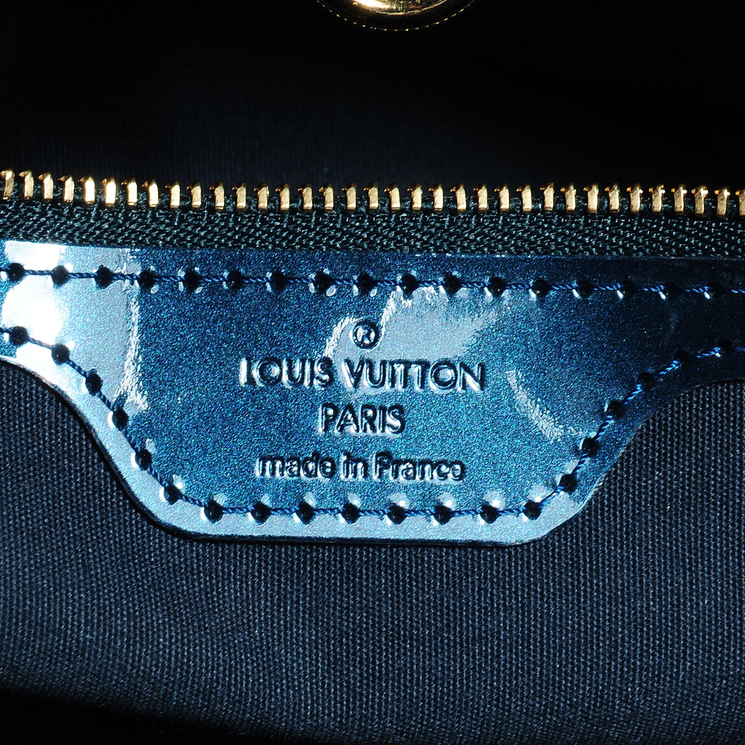 Louis Vuitton Vernis Wilshire PM Blue Nuit 6 of 7