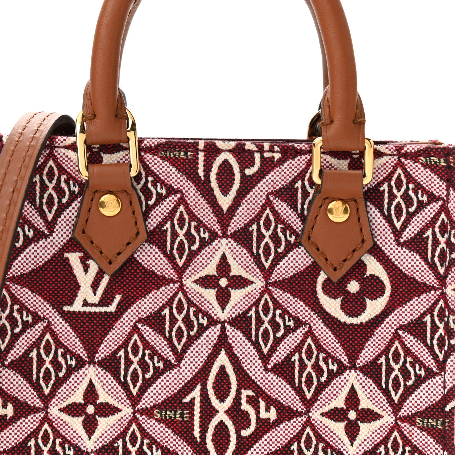 Louis Vuitton Jacquard Since 1854 Petit Sac Plat Bordeaux 8 of 11