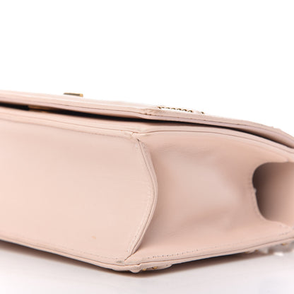 Christian Dior Lambskin Studded Small Diorama Flap Bag Nude 7 of 10