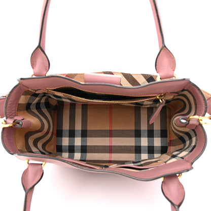 Burberry Soft Grain Calfskin Medium Buckle Tote Dusty Pink 5 of 13