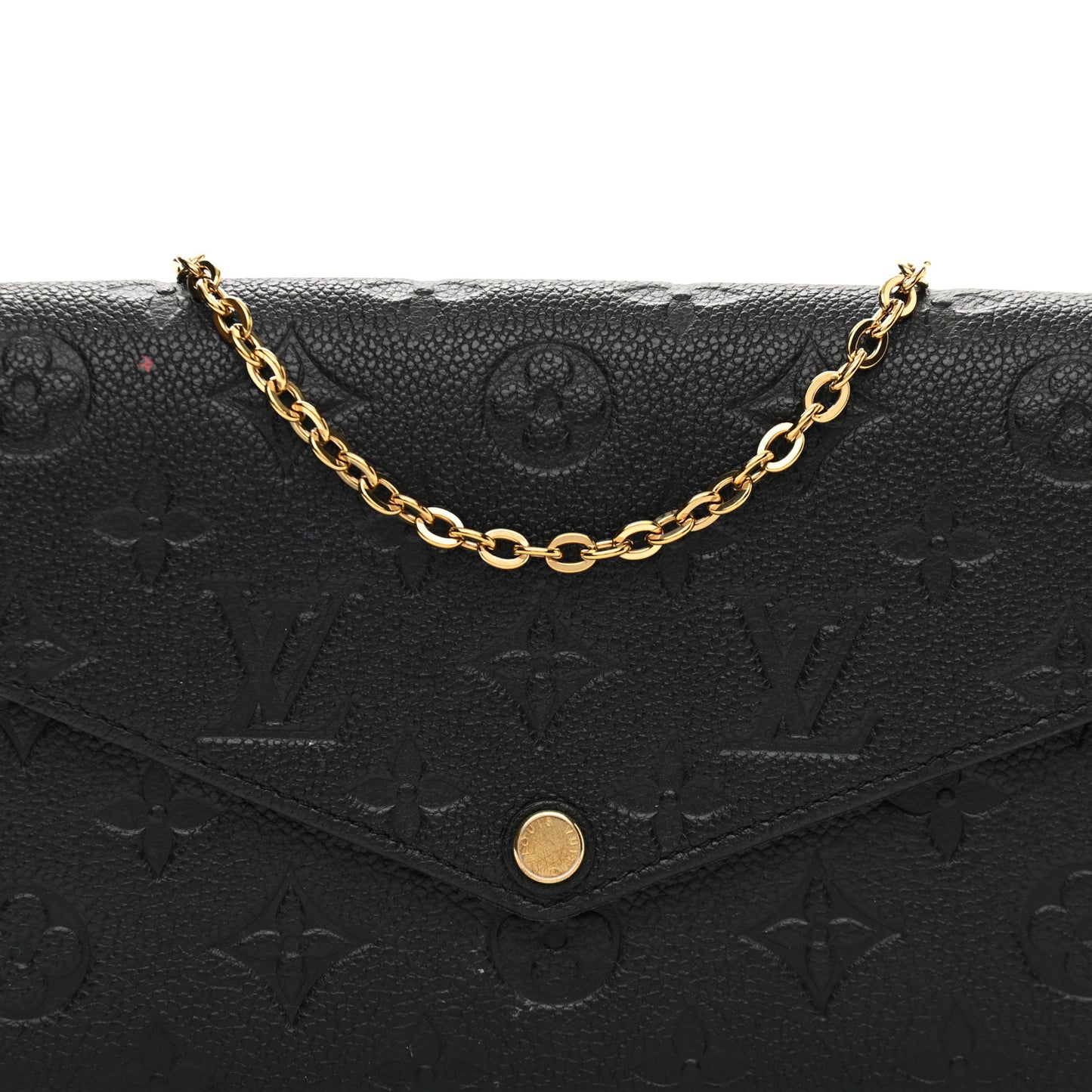 Empreinte Pochette Felicie Chain Wallet Black