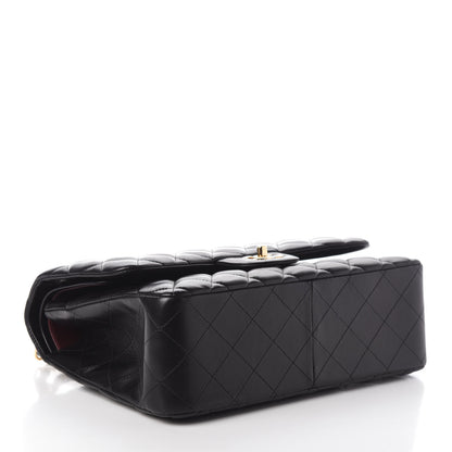 Chanel Lambskin Quilted Jumbo Double Flap Black 4 of 10