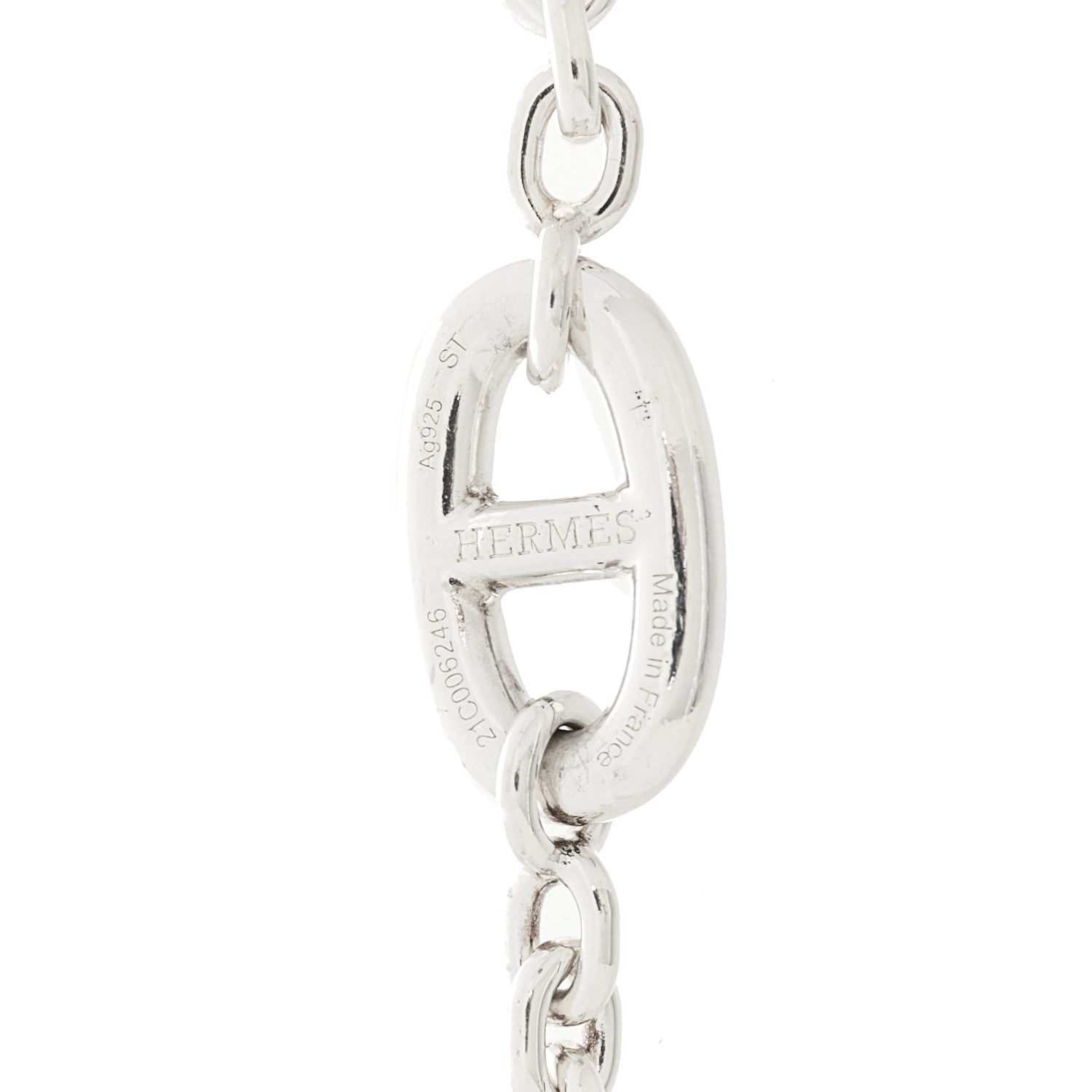 Hermes Sterling Silver Farandole Bracelet ST 3 of 4