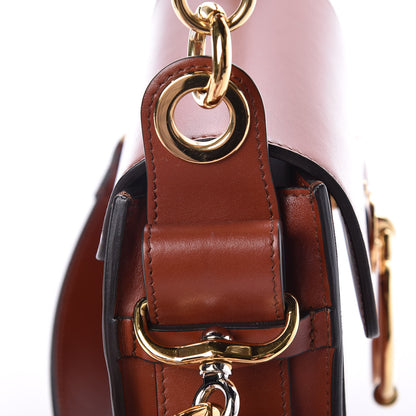 Chloe Calfskin Small Tess Bag Sepia Brown 9 of 15