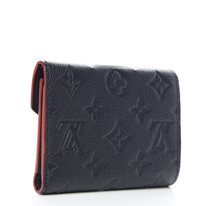 Louis Vuitton Empreinte Victorine Wallet Marine Rouge 3 of 8