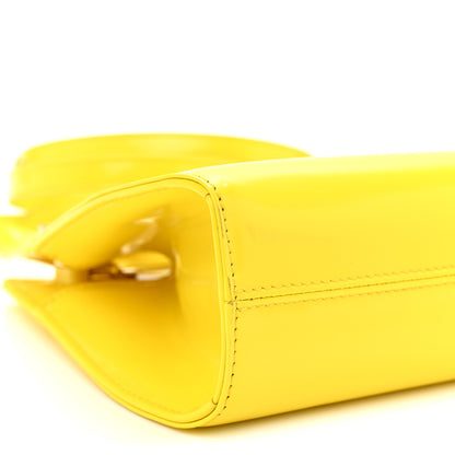 Salvatore Ferragamo Brushed Calfskin Mini Wanda Top Handle Bag Yellow 9 of 10