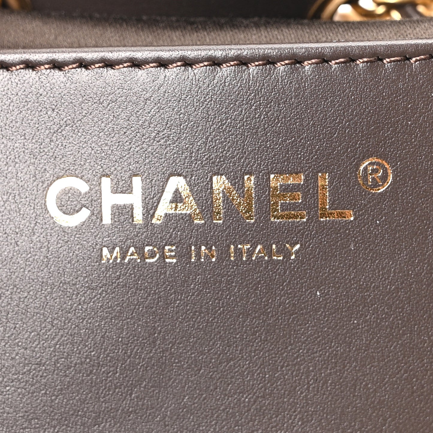 Suede Quilted Mini Chanel 25 Handbag Dark Brown