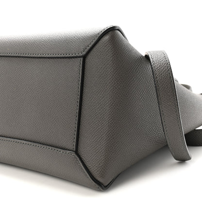 Celine Grained Calfskin Micro Belt Bag Grey 10 of 10