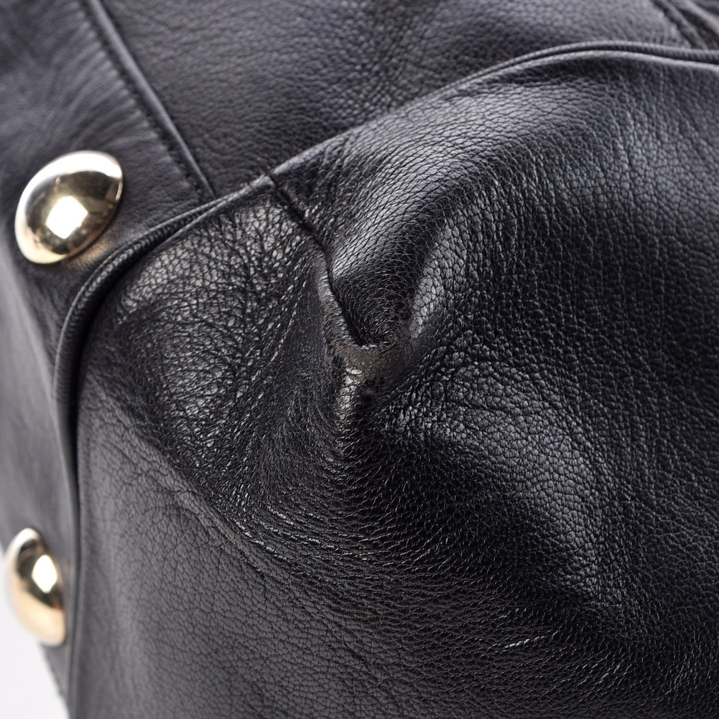 Guccissima Large Full Moon Tote Black