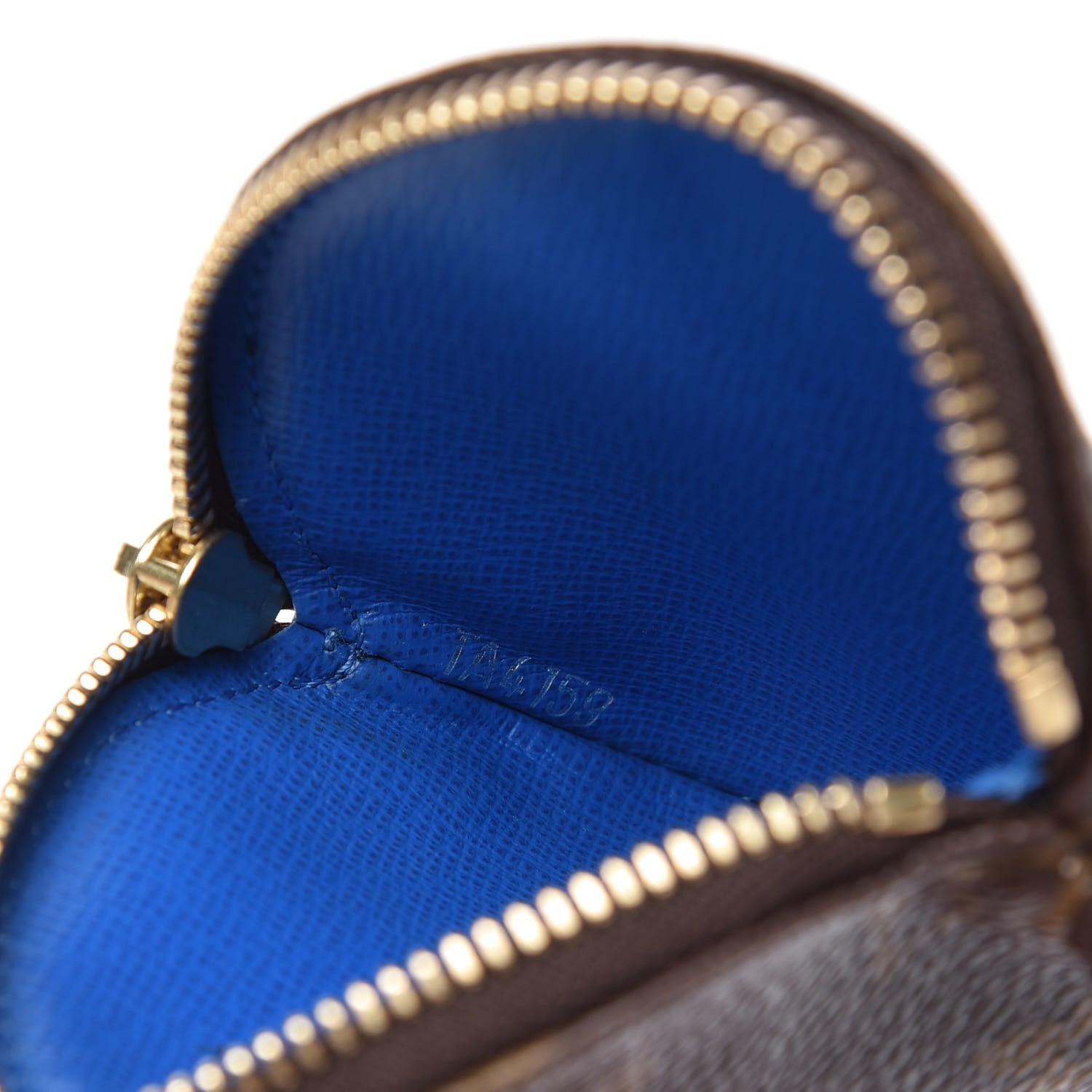 Louis Vuitton Monogram 2019 Christmas Animation Round Coin Purse Blue 7 of 8
