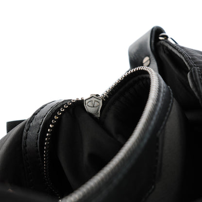 Valentino Garavani Nylon Rockstud Vertical Tote Black 7 of 8