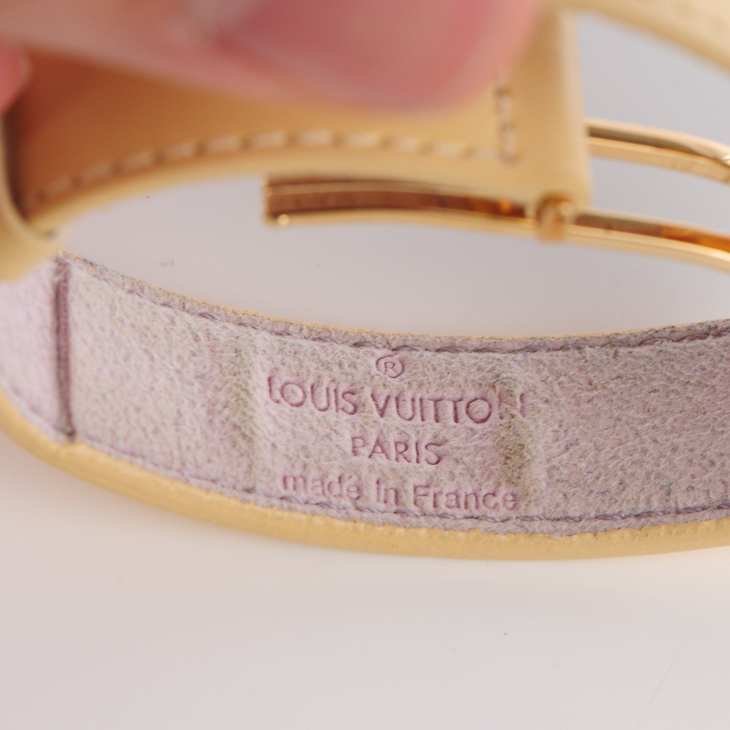 Louis Vuitton Mat Monogram Wish Bracelet Beige 6 of 7