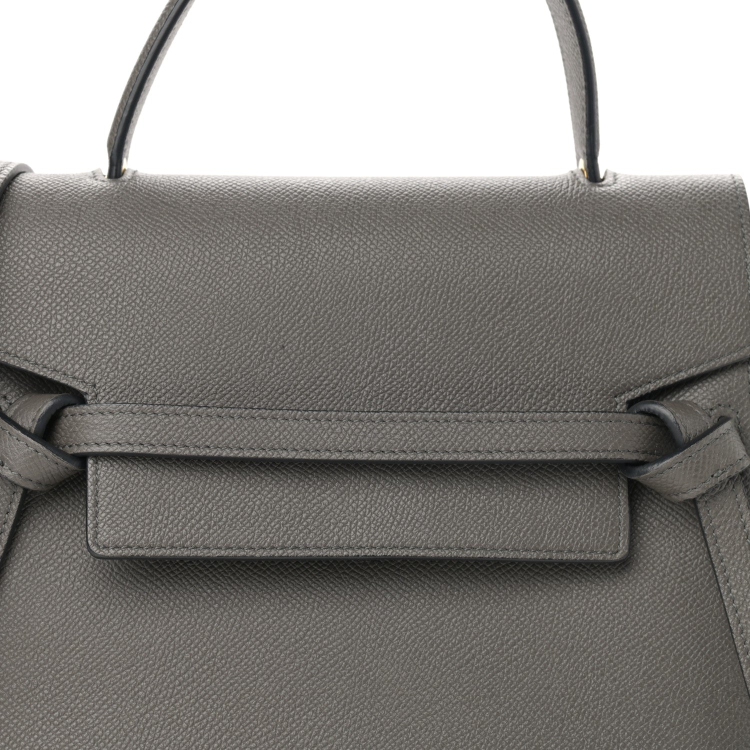 Celine Grained Calfskin Micro Belt Bag Grey 8 of 10