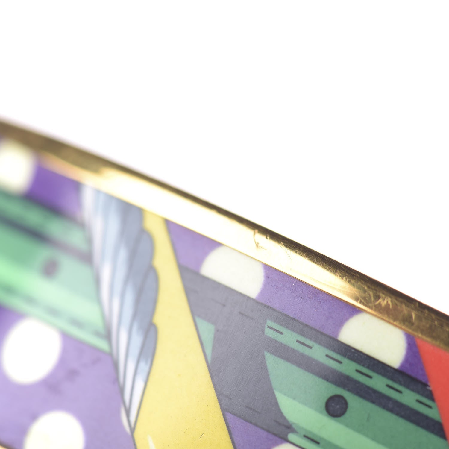 Hermes Enamel Printed Wide Bracelet 70 6 of 8