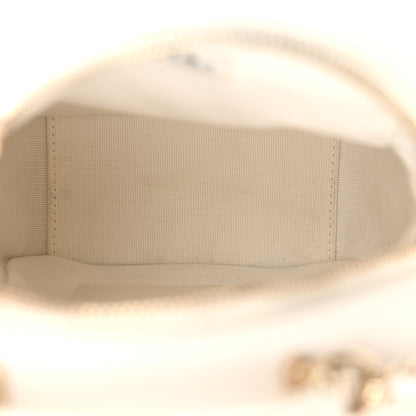 Chanel Caviar Quilted CC Mini Classic Backpack White 5 of 11
