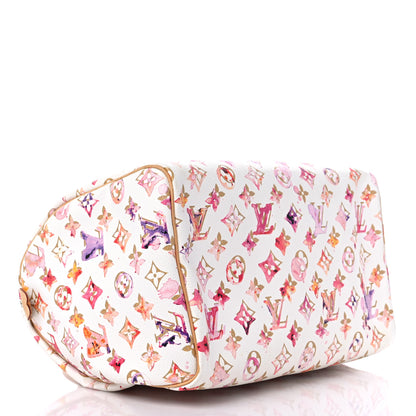 Louis Vuitton Watercolor Aquarelle Speedy 30 White 4 of 13