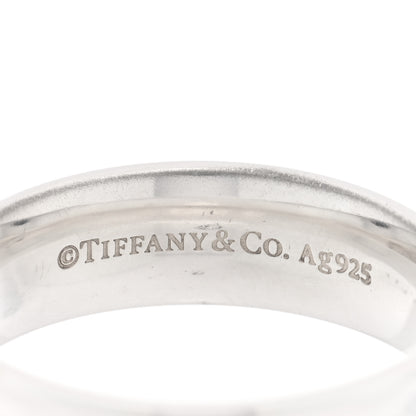 Tiffany Sterling Silver 1837 Band Ring 63 10.5 4 of 5