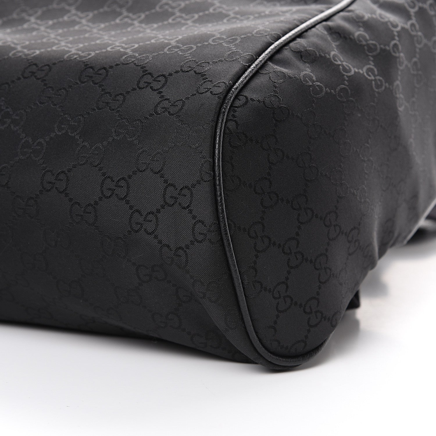 Gucci Nylon Monogram Slim Backpack Black 9 of 11