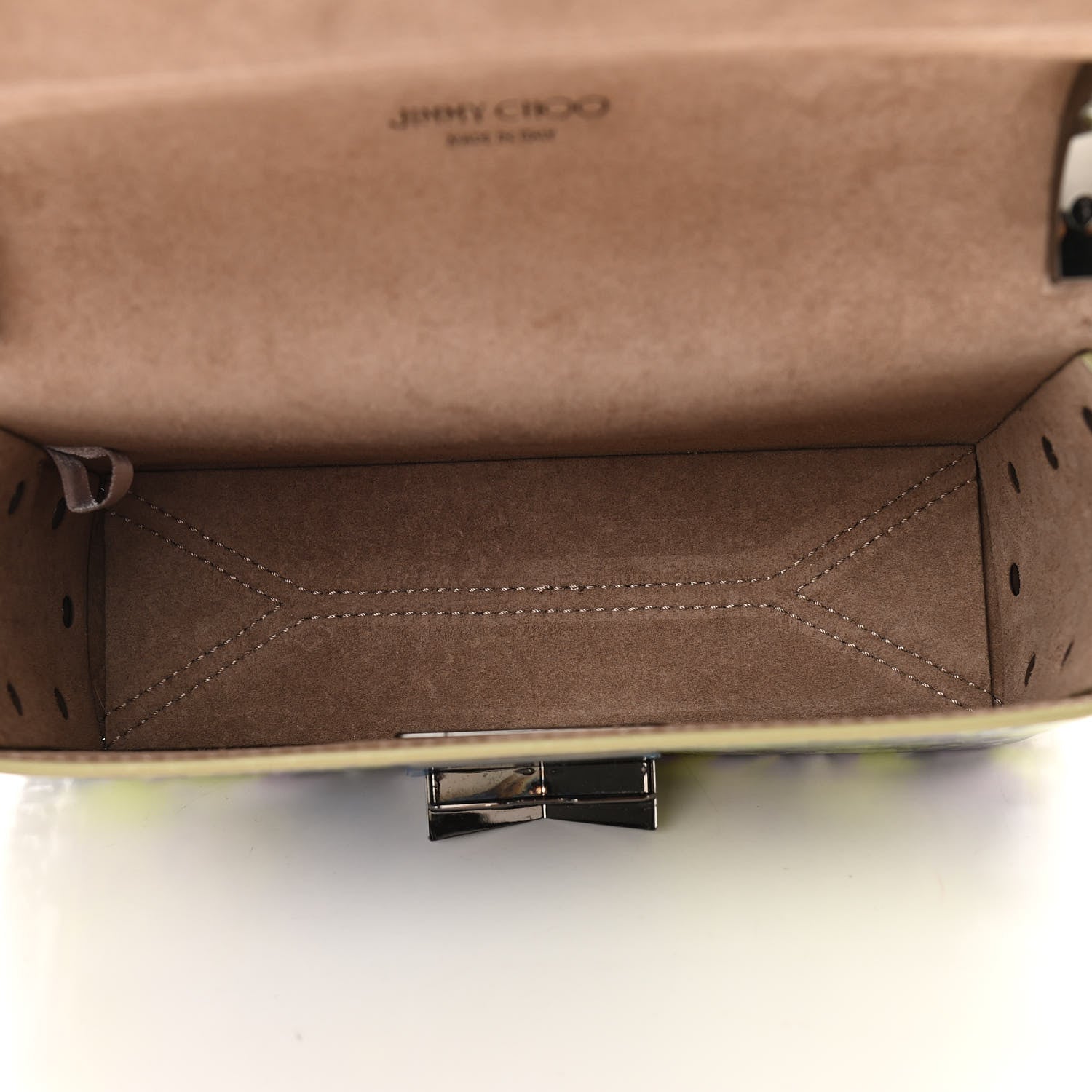 Jimmy Choo Metallic Calfskin Lockett Petite Shoulder Bag Multicolor 5 of 11