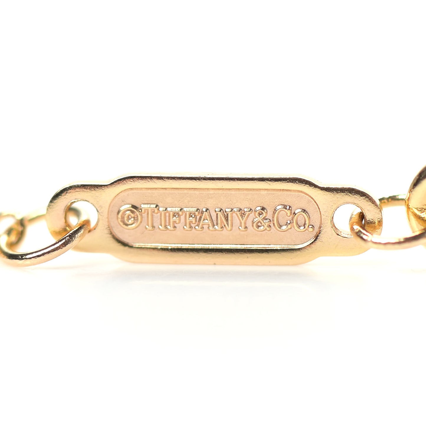 18K Rose Gold Small T Smile Pendant Necklace
