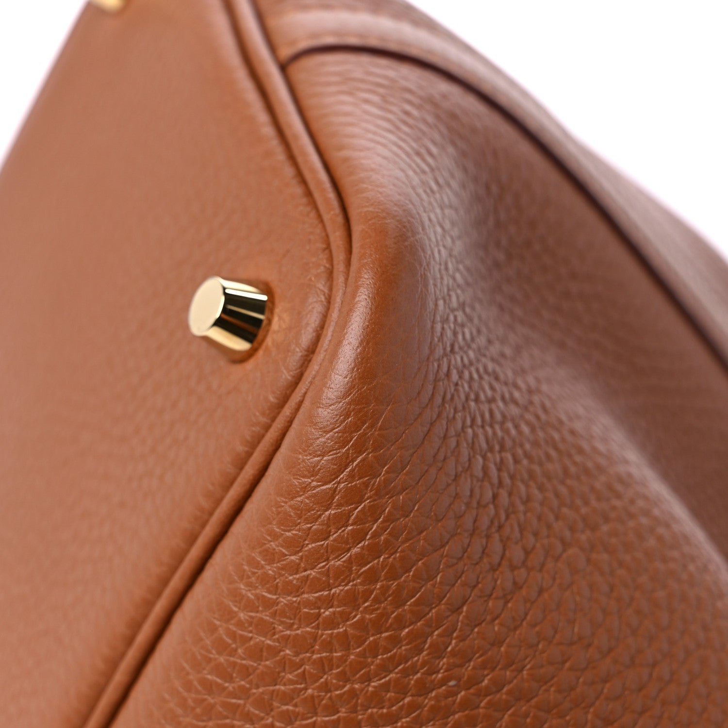 Hermes Taurillon Clemence Matte Alligator Picotin Lock Touch 18 PM Gold 9 of 13