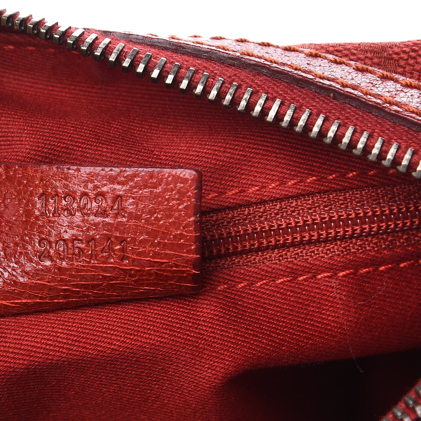 Monogram Small Hobo Red