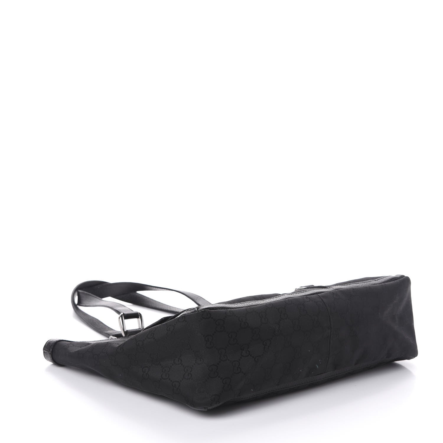 Gucci Nylon Monogram Abbey D Ring Tote Black 4 of 9