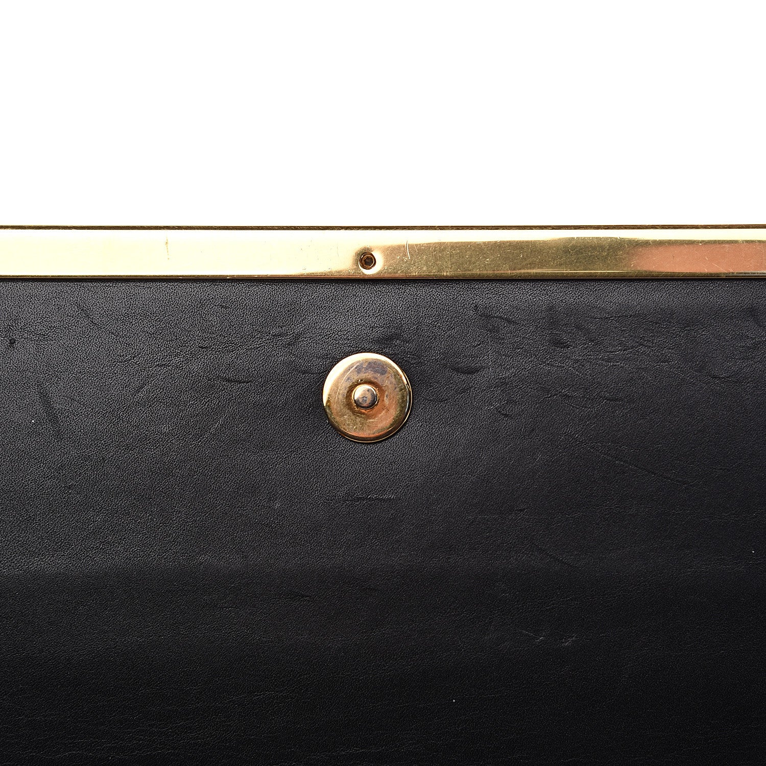 Saint Laurent Calfskin Lutetia Flap Clutch Black 7 of 11