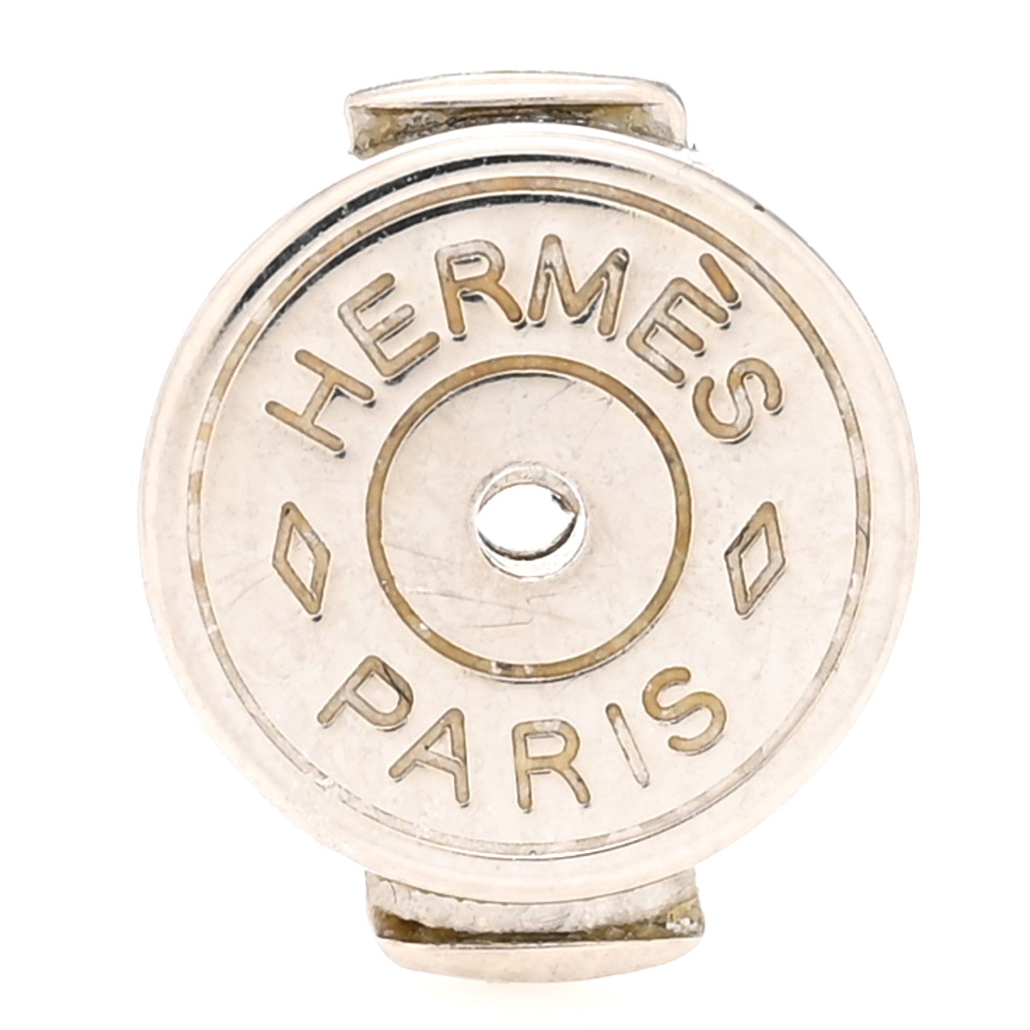 Hermes Palladium Lacquered Mini Pop H Earrings Black 4 of 6