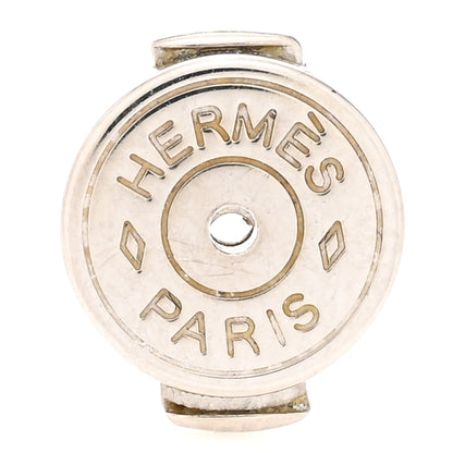 Hermes Palladium Lacquered Mini Pop H Earrings Black 4 of 6