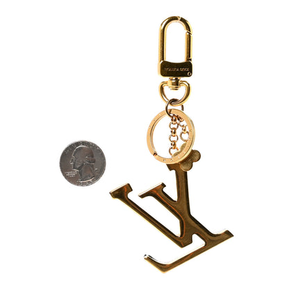 Louis Vuitton Metal Taurillon LV Capucines Bag Charm Key Holder Black 2 of 4