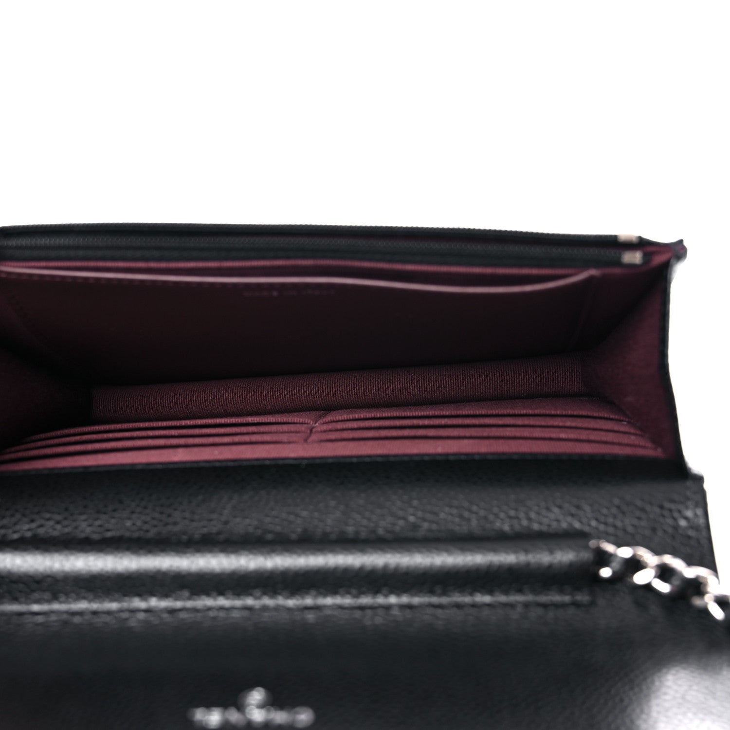 Chanel Caviar Quilted Wallet On Chain WOC Black 5 of 11