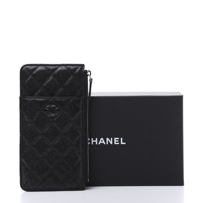 Chanel Caviar Quilted Classic Flat Wallet Pouch So Black 10 of 10