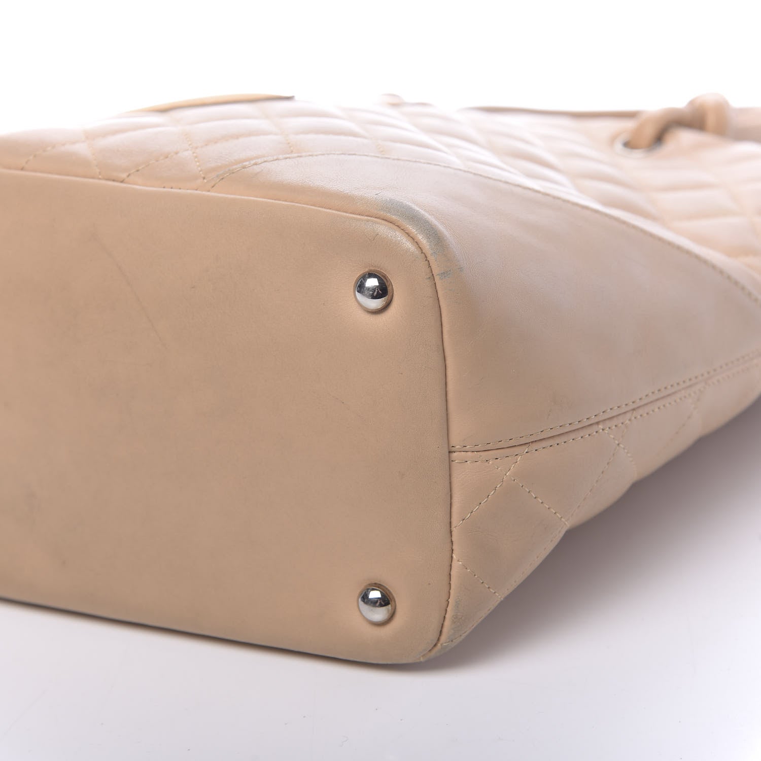 Chanel Calfskin Quilted Medium Cambon Tote Beige 16 of 16
