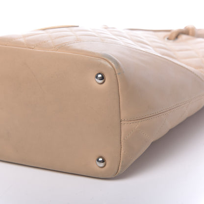 Chanel Calfskin Quilted Medium Cambon Tote Beige 16 of 16